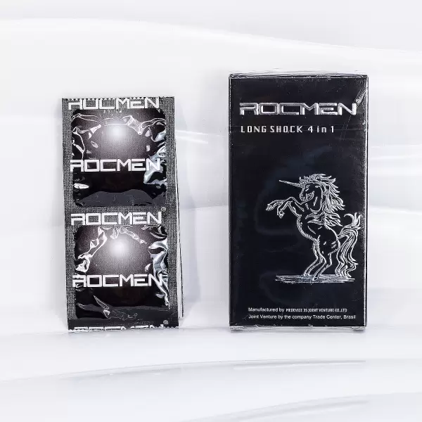 Bao cao su ROCMEN Long Shock 4 in 1 giúp phái mạnh kiểm soát tốt hơn thời điểm xuất tinh