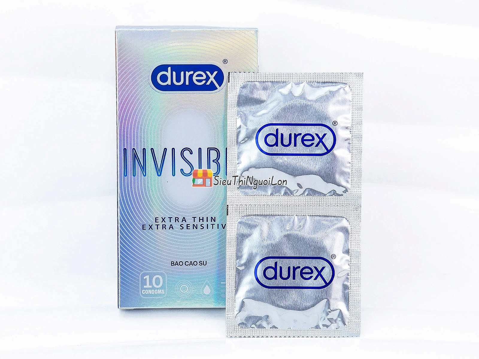 Bao cao su Durex Invisible siêu mỏng cao cấp