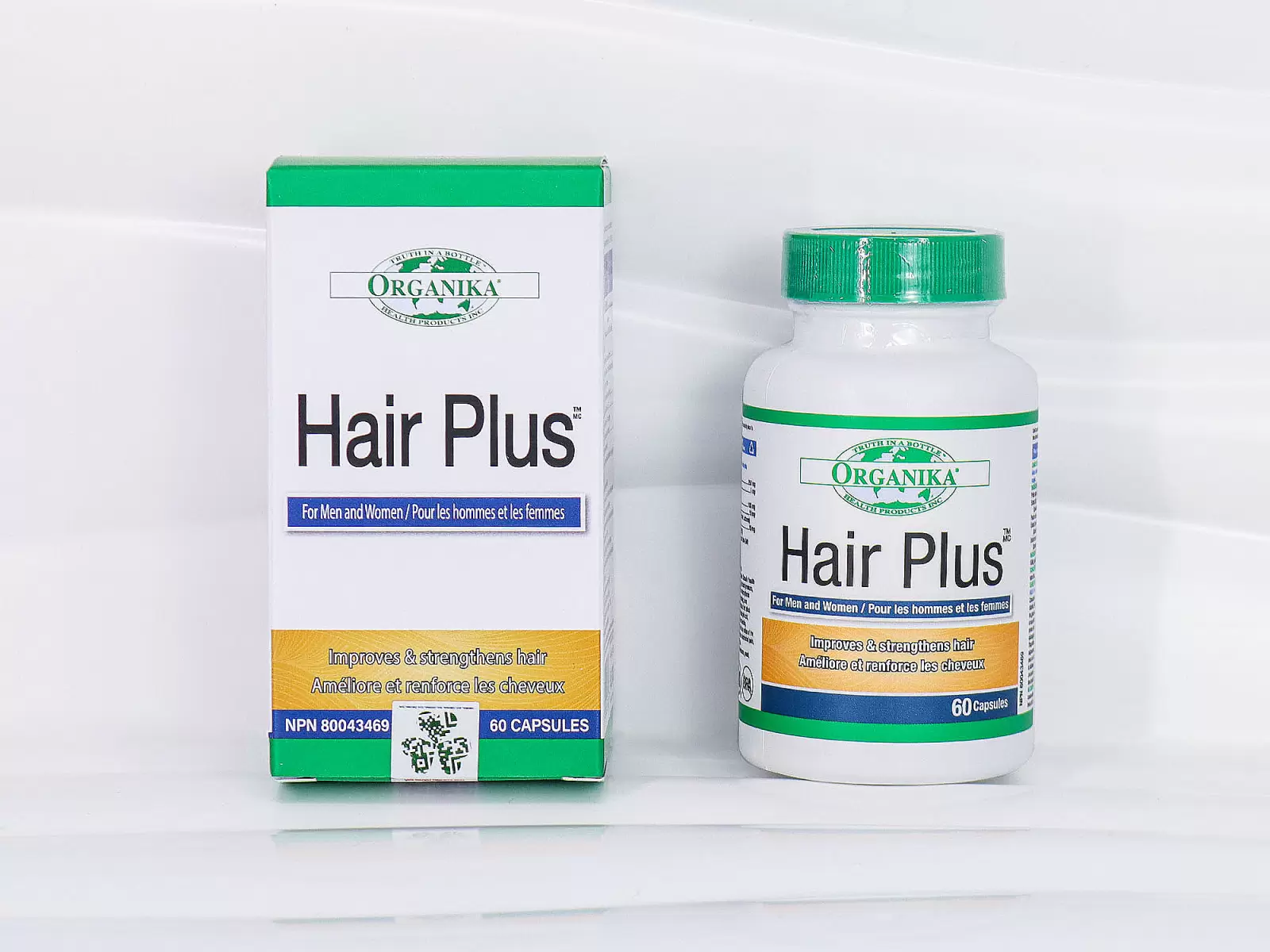 Vi&ecirc;n uống Organika Hair Plus hỗ trợ mọc t&oacute;c v&agrave; nu&ocirc;i dưỡng t&oacute;c chắc khỏe