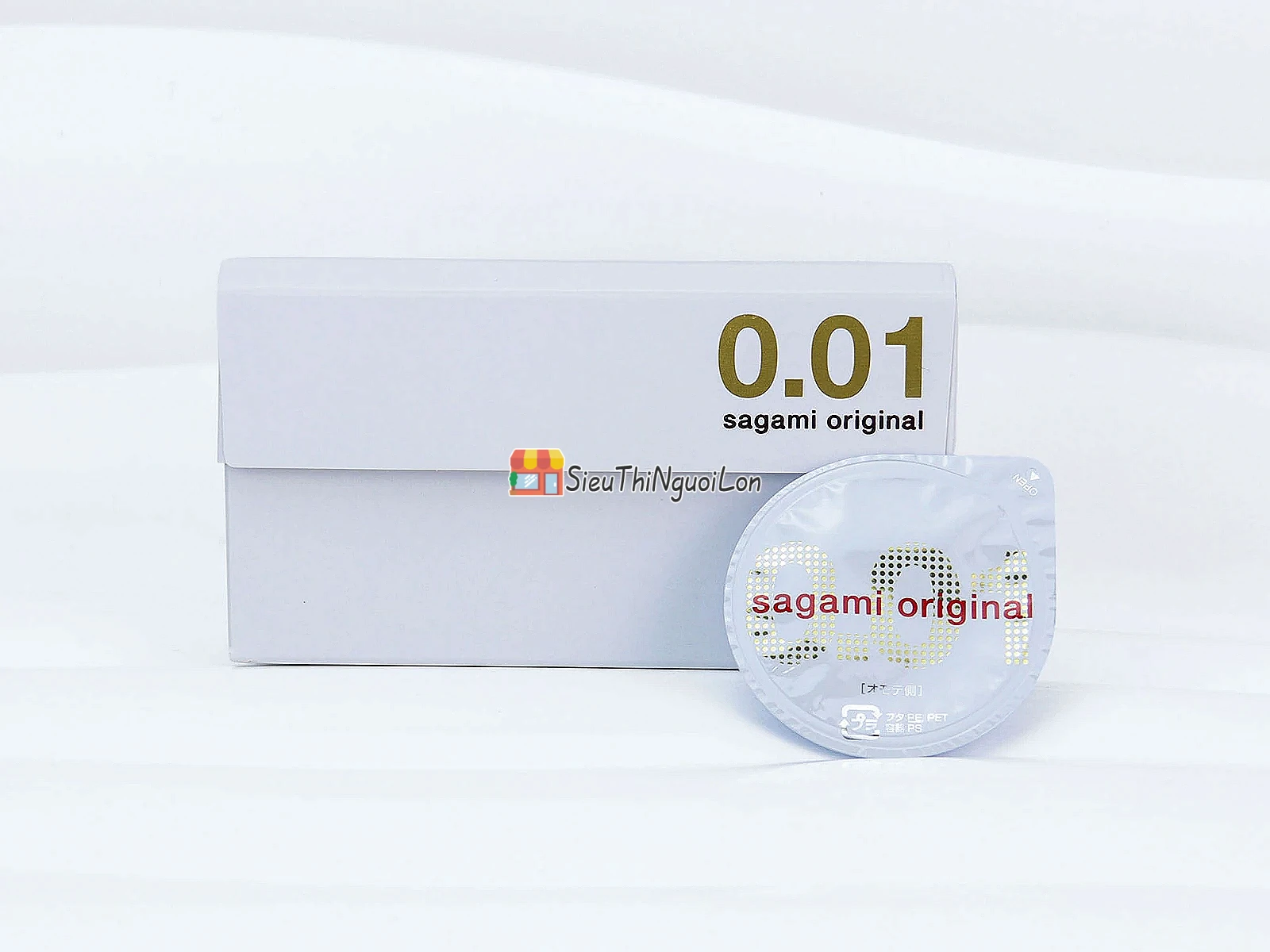 Bao cao su Sagami Original siêu mỏng 0.01 mm, cảm giác chân thật như không đeo