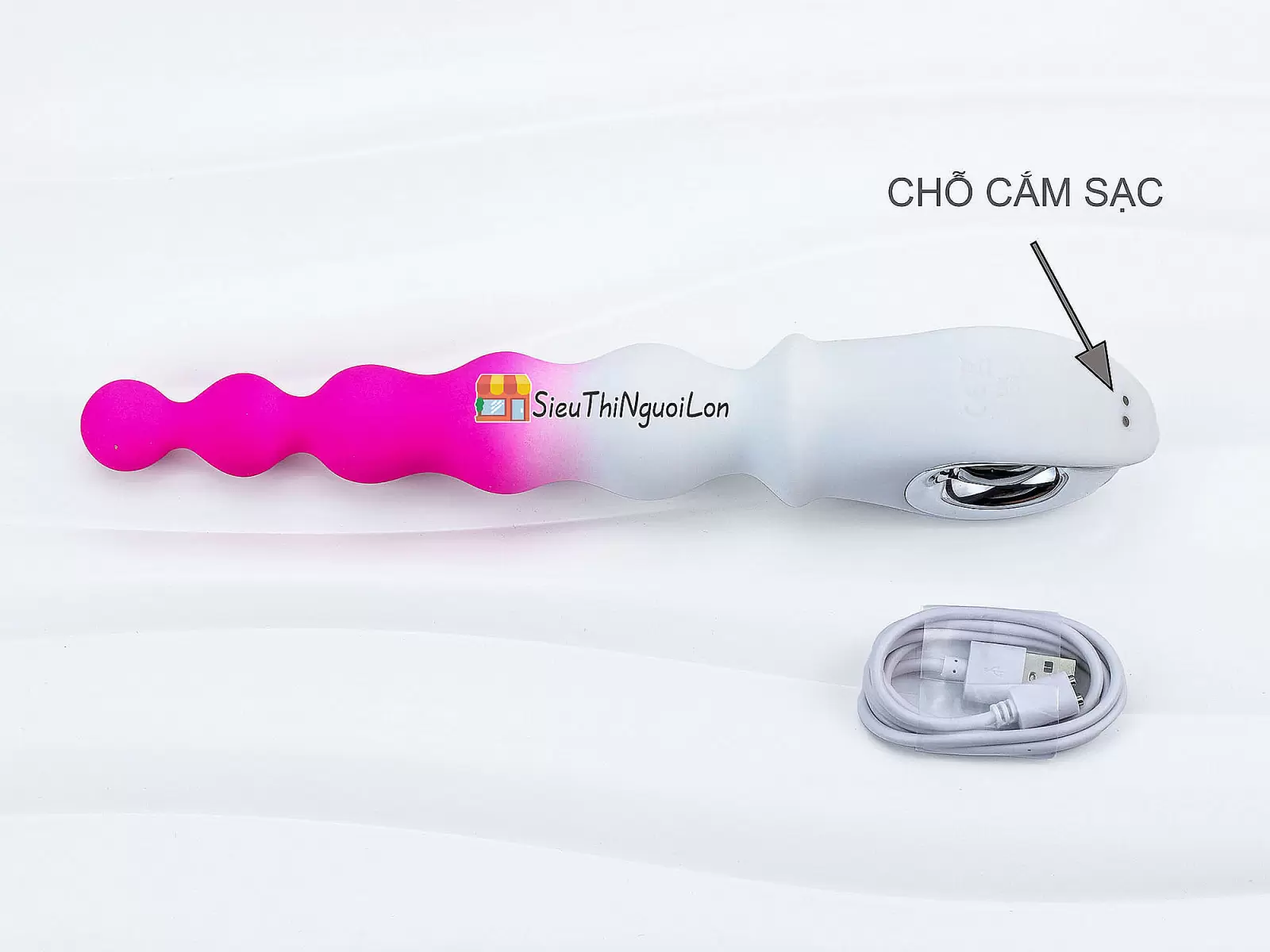 Kích hậu chuỗi bóng bi gợn sóng Pink Ripple