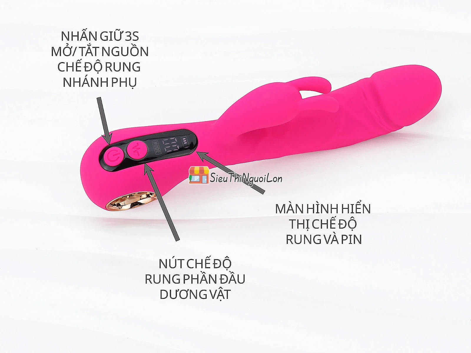 Máy massage điểm G rung kích thích Rabbit