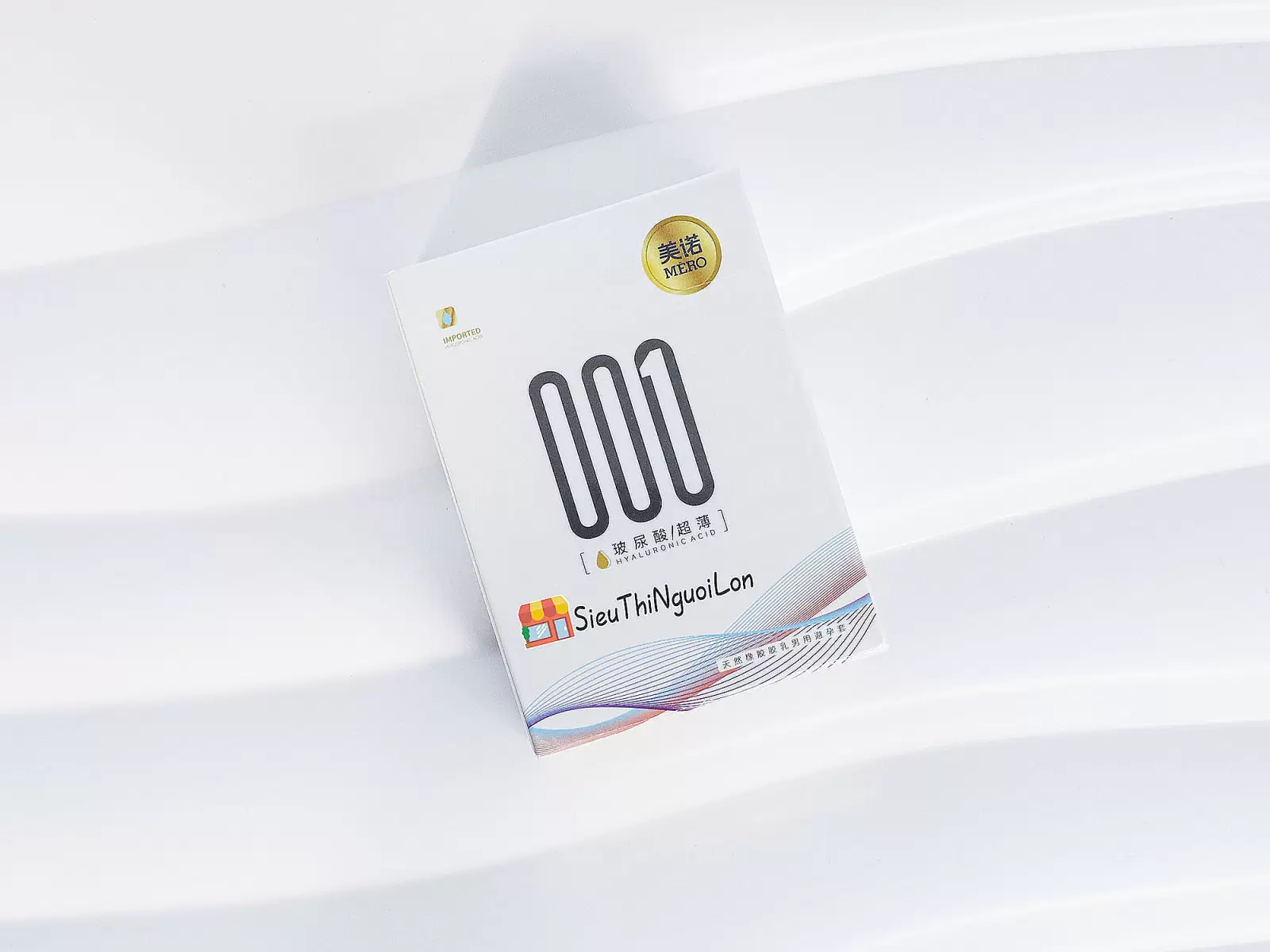 Bao cao su MERO 001 Hyaluronic Acid siêu mỏng, siêu mềm mại