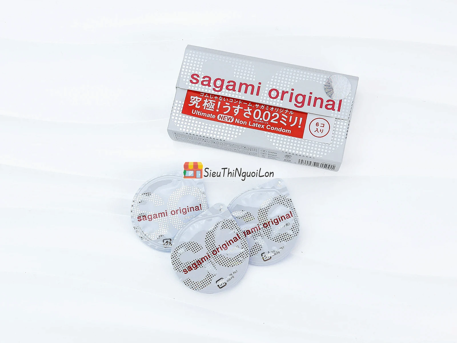 Bao Cao Su Sagami Original 0.02 Non-Latex siêu mỏng chân thật