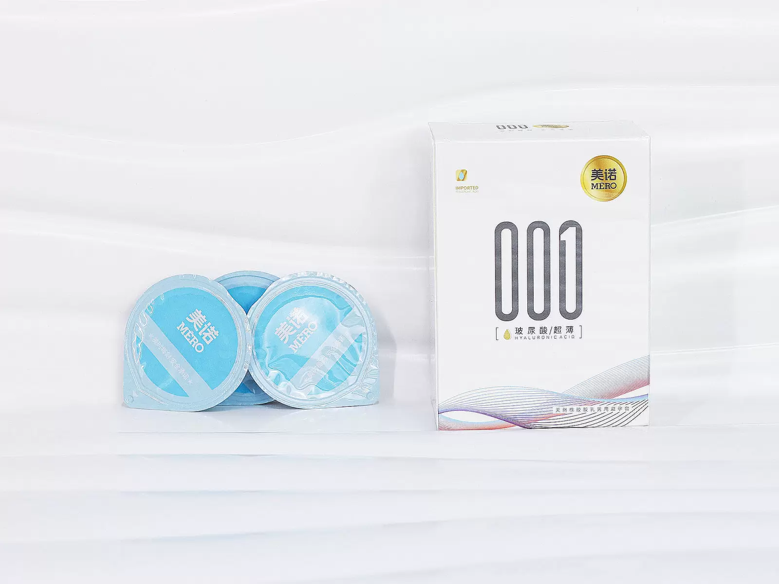 Bao cao su MERO 001 Hyaluronic Acid siêu mỏng, siêu mềm mại