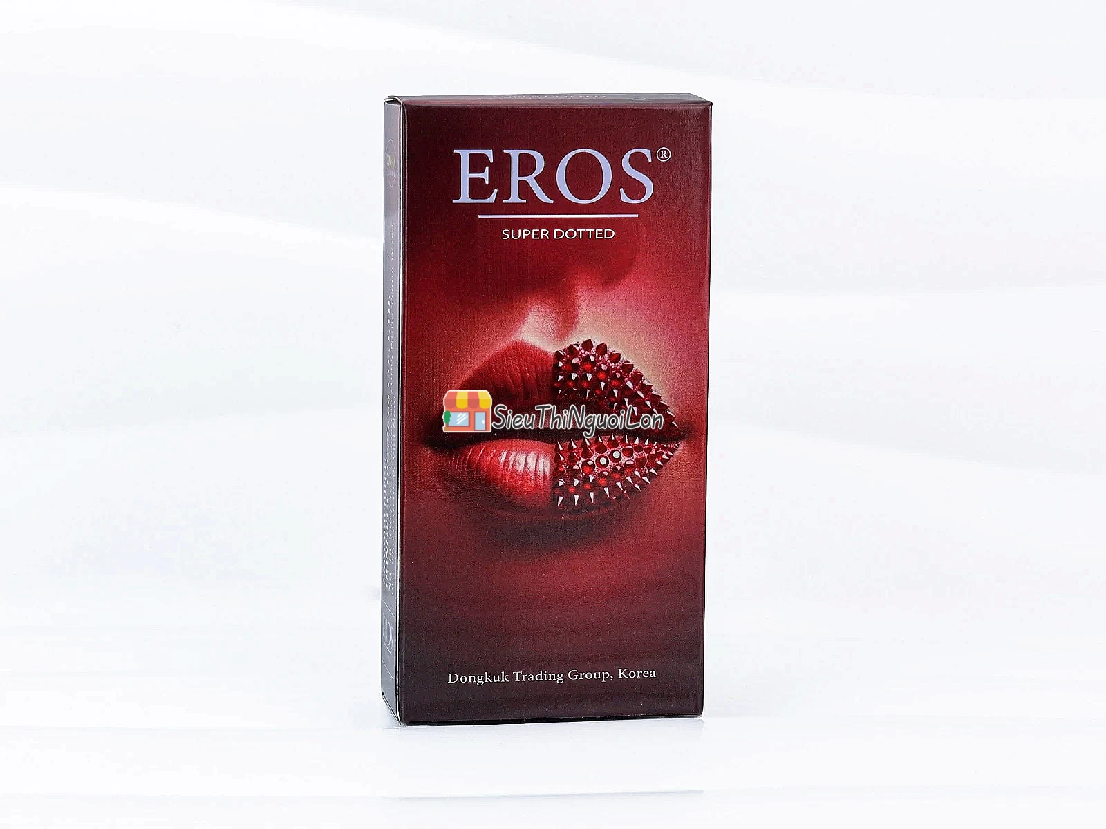 Bao cao su EROS Super Dotted tăng khoái cảm với thiết kế gai nổi độc đáo
