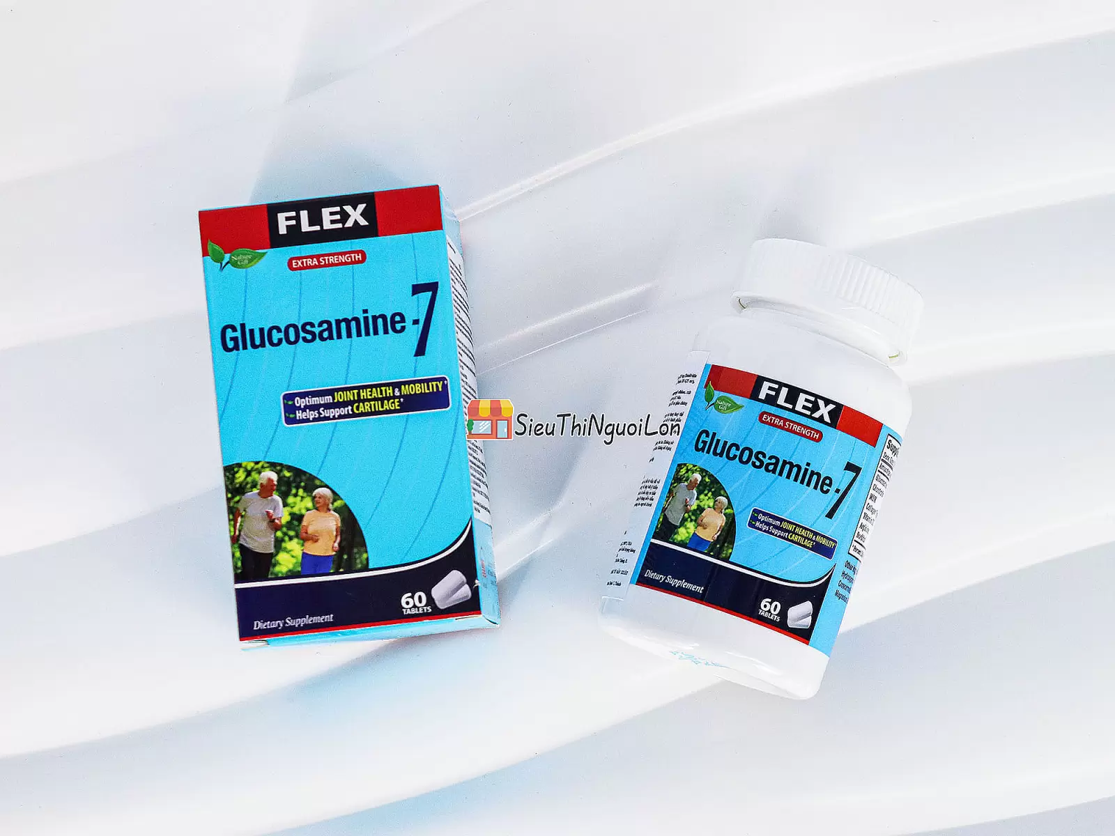 Thực phẩm bảo vệ sức khỏe FLEX Glucosamine-7 Extra Strength hổ trợ xương khớp