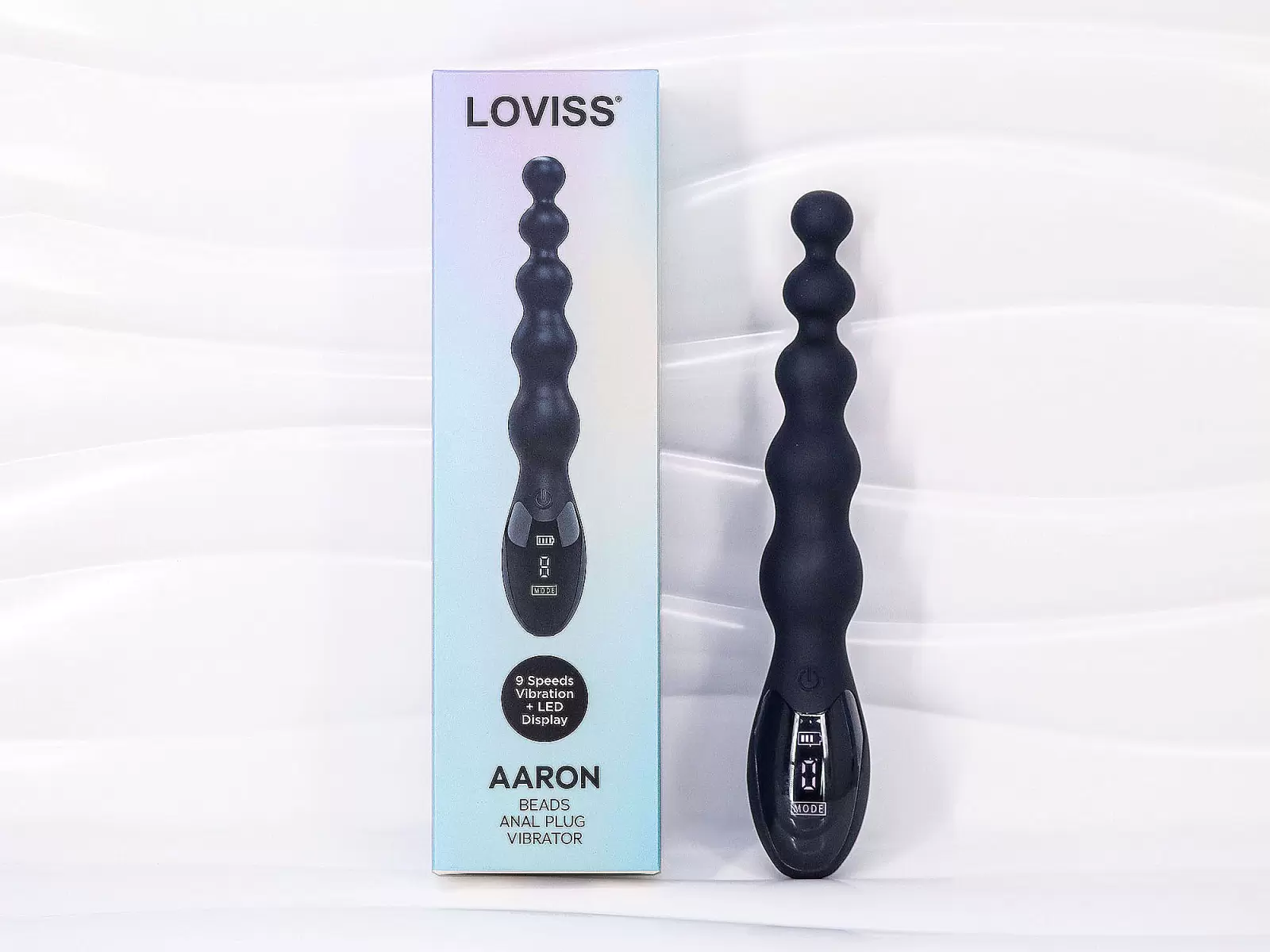 M&aacute;y massage k&iacute;ch hậu Loviss Aaron Beads Anal Plug rung k&iacute;ch th&iacute;ch cực đ&atilde;