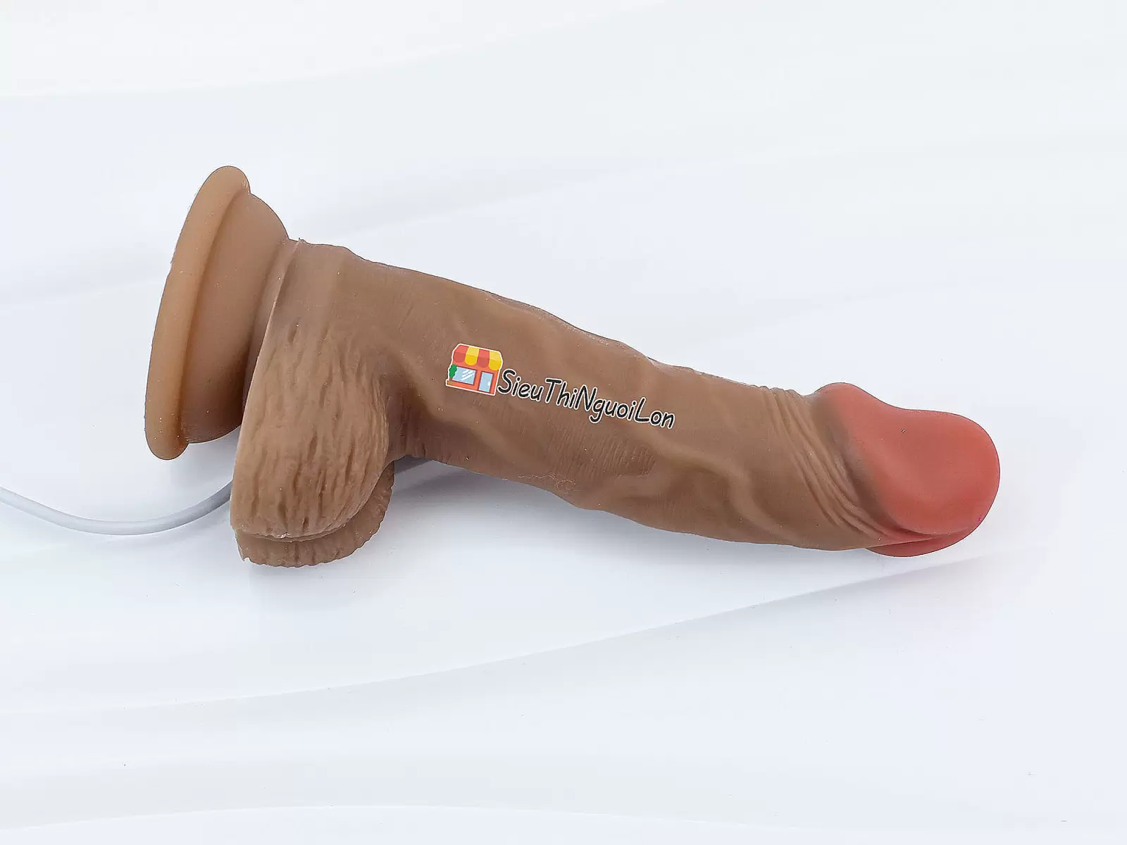 Dương vật giả có đế rung ngoáy phát nhiệt Simulation Dildo