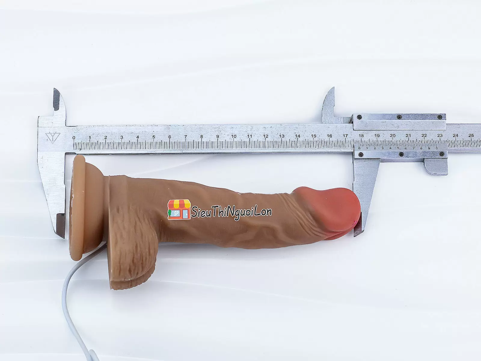 Dương vật giả có đế rung ngoáy phát nhiệt Simulation Dildo