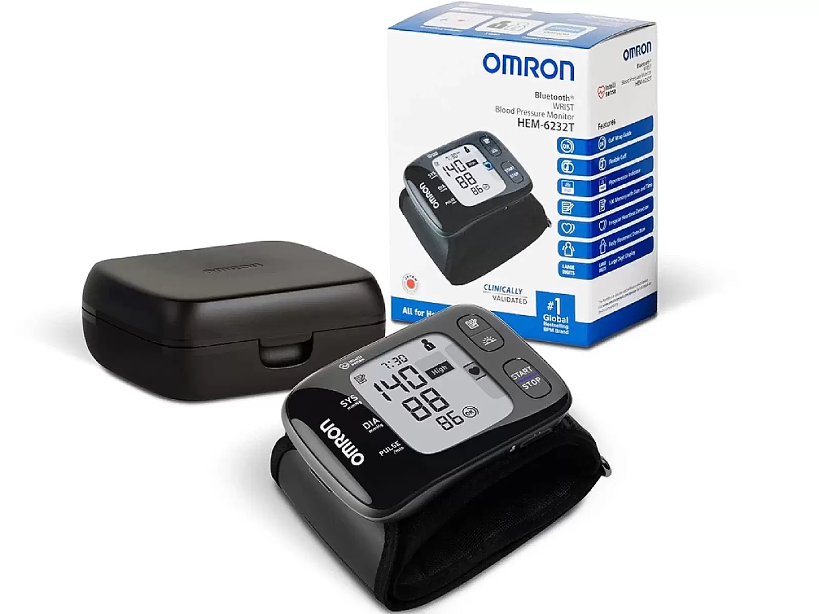 Máy đo huyết áp cổ tay Omron HEM - 6232T