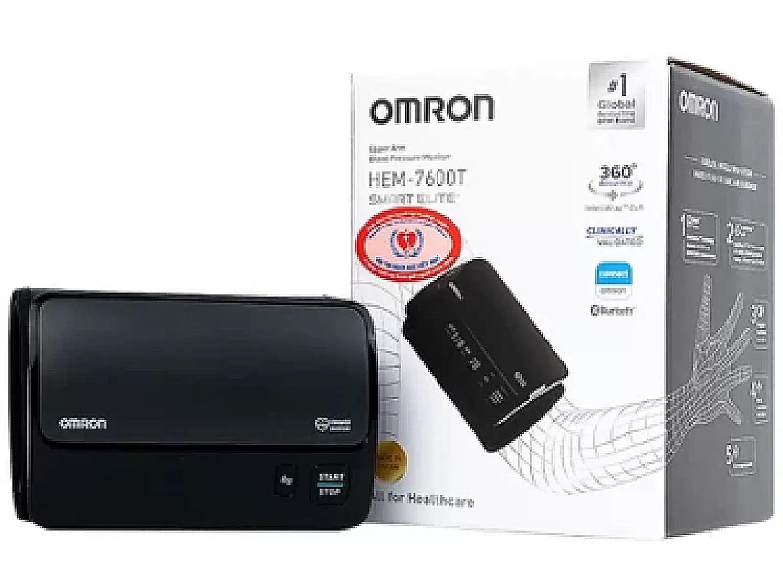 Máy đo huyết áp bắp tay cao cấp không dây Omron HEM-7600T