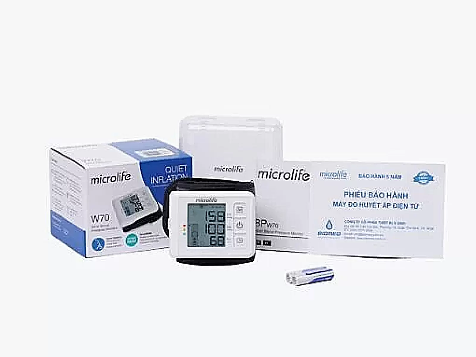 Máy đo huyết áp cổ tay Microlife W70