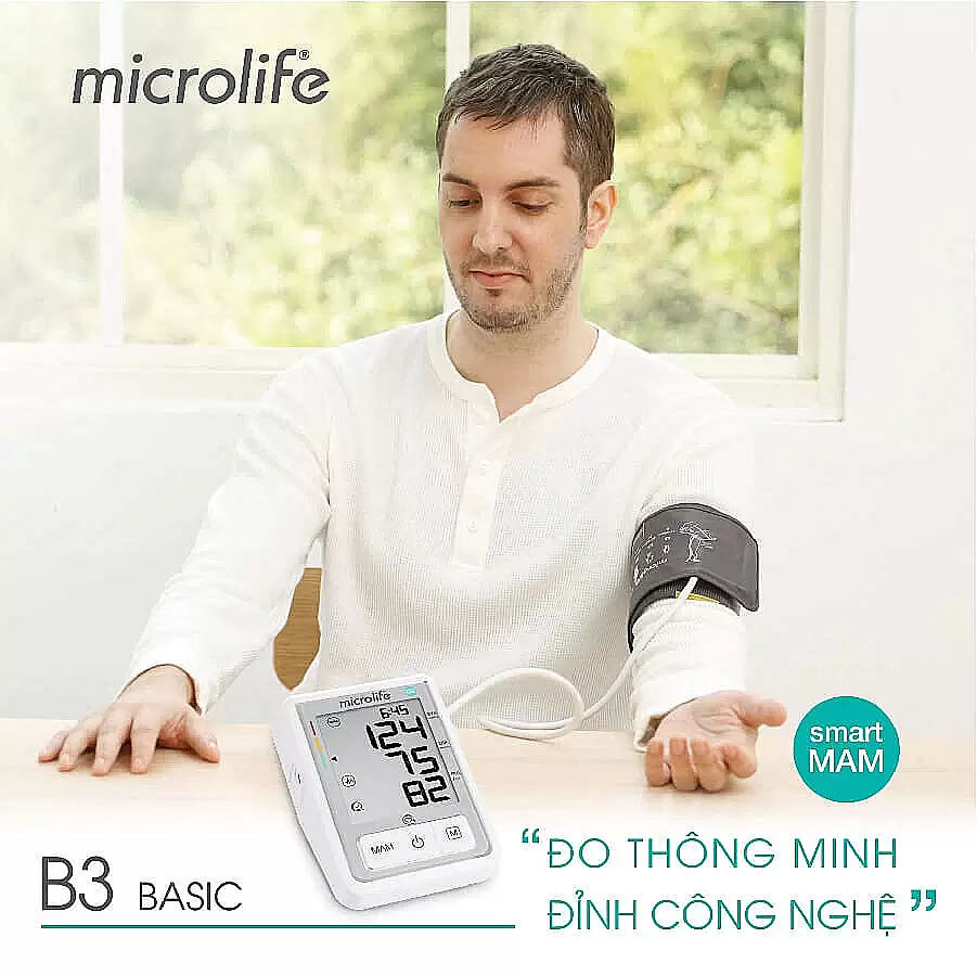 Máy đo huyết áp tự động Microlife B3 Basic