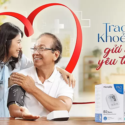 Máy đo huyết áp bắp tay Microlife B2 Basic
