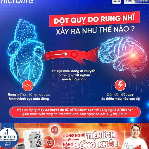 Máy đo huyết áp bắp tay Microlife B3 AFIB ADVANCED ( nâng cấp )