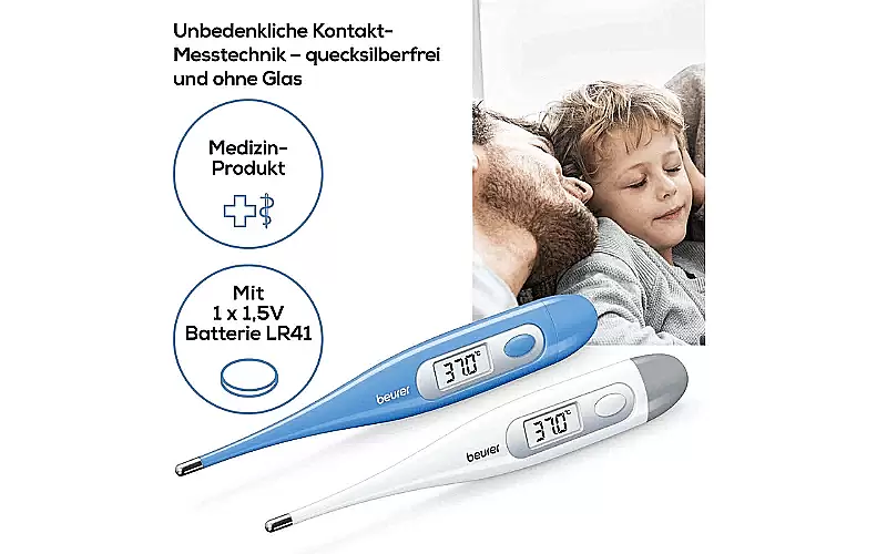 Nhiệt kế điện tử nhỏ đầu cứng Beurer FT09