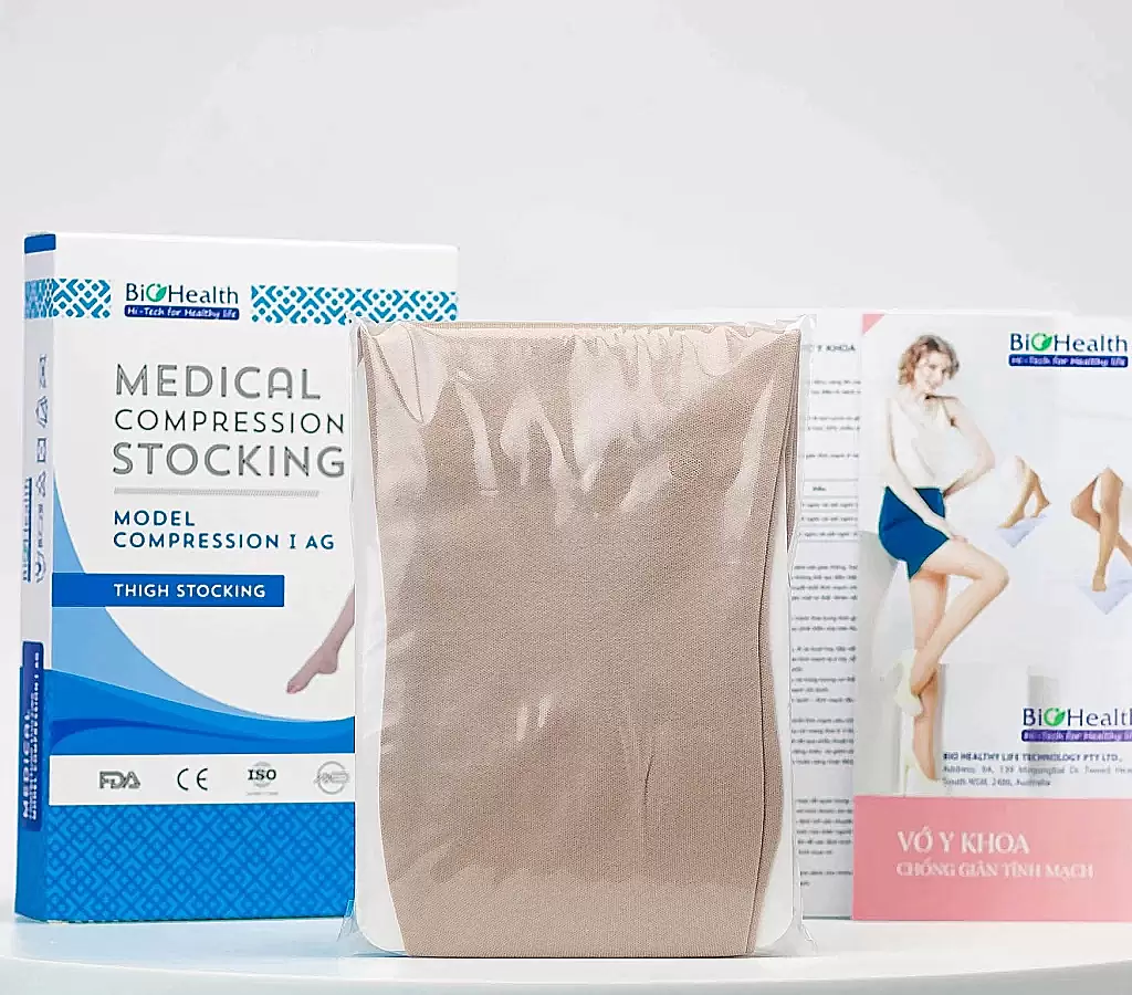 Vớ đùi y khoa BioHealth - Compression I AG