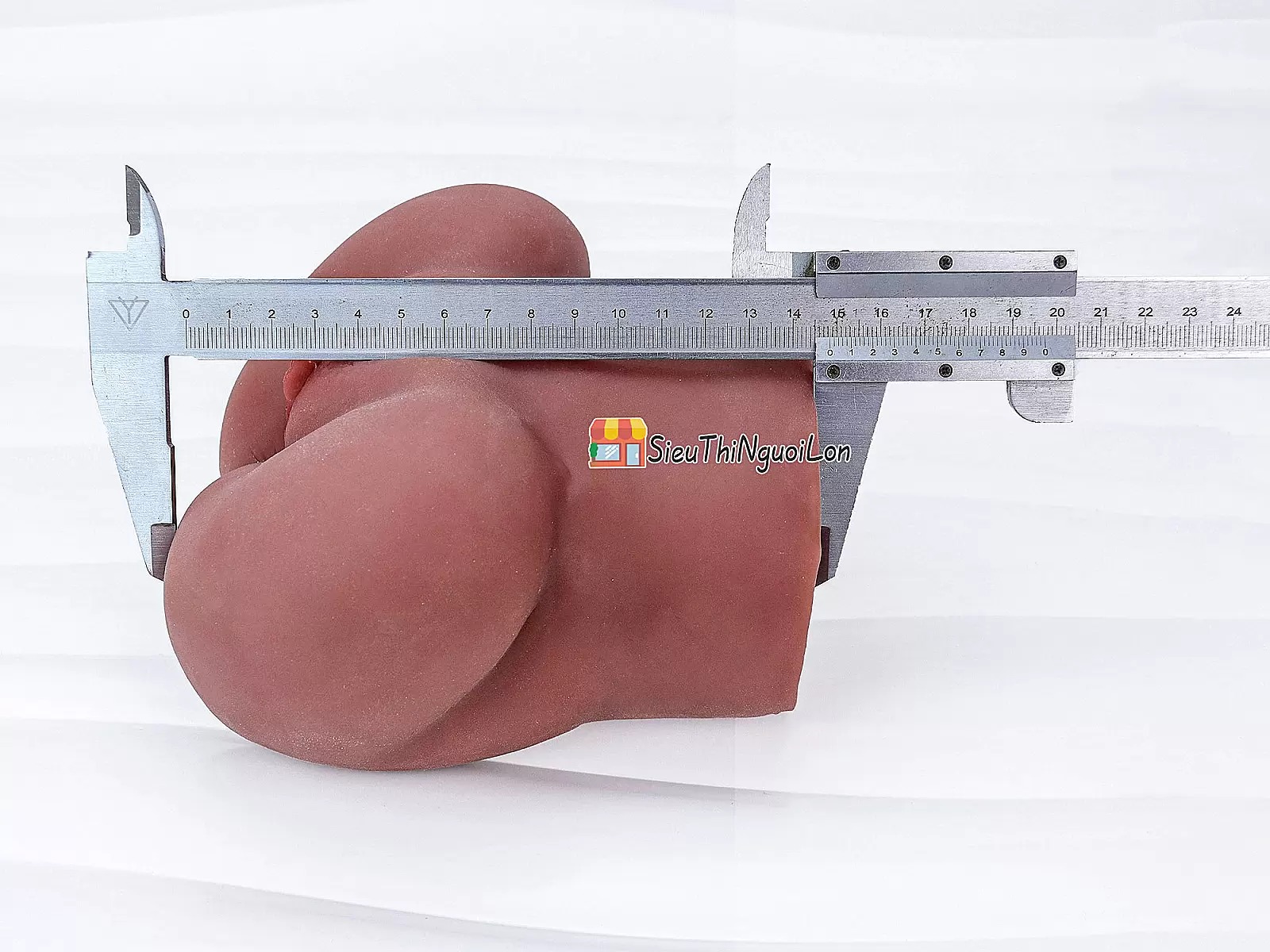 Âm đạo giả mông silicon màu nâu Annie nhỏ gọn đàn hồi