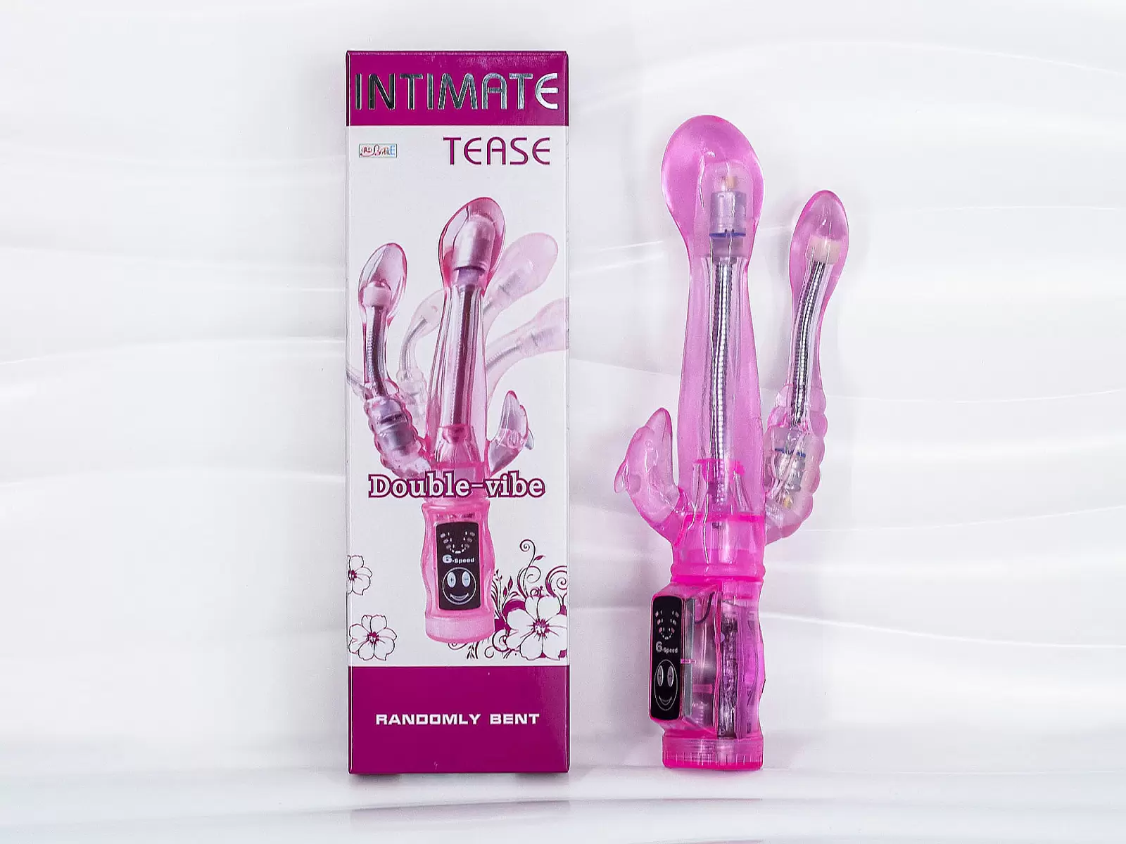 Dương vật giả đa năng Intimate Tease rung kích thích với 3 nhánh