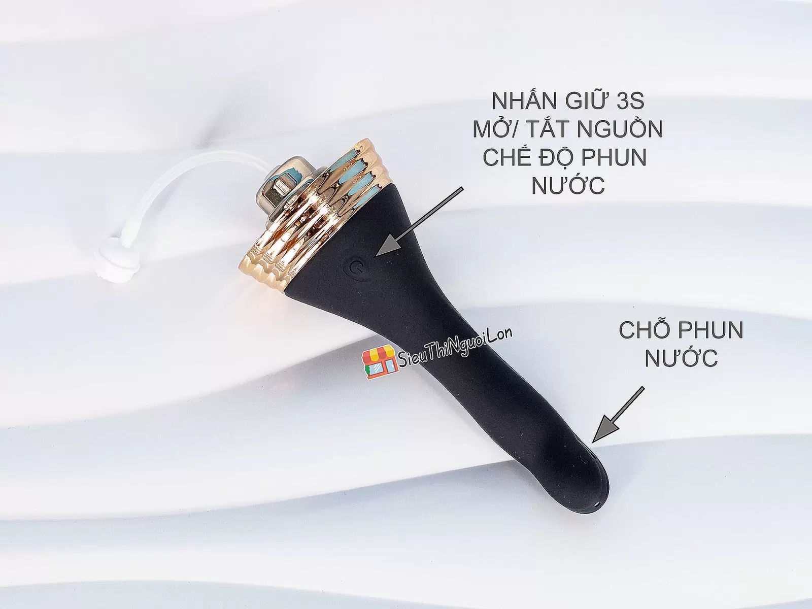 Máy rửa hậu môn Black công năng mạnh mẽ an toàn, vệ sinh