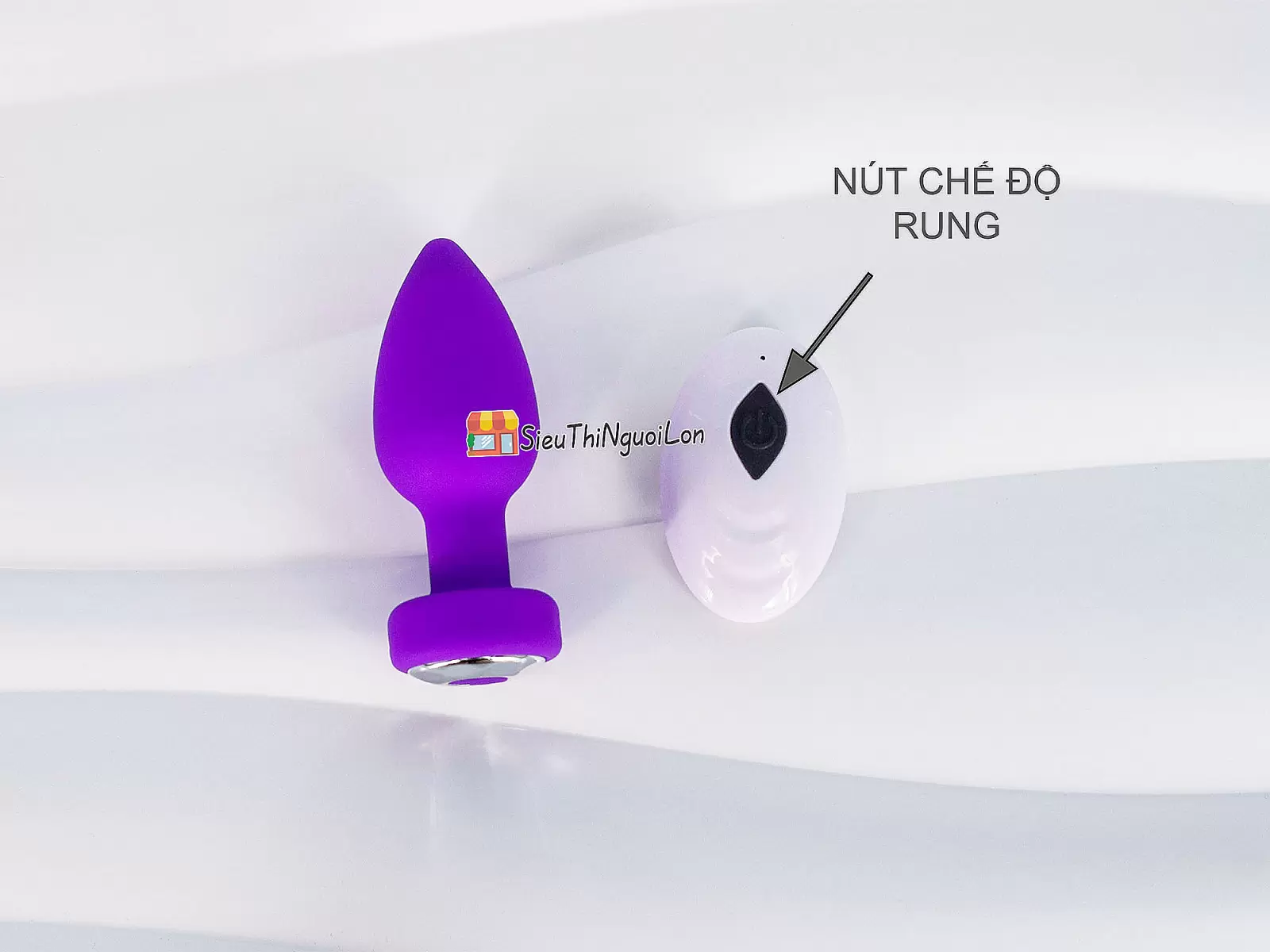 Kích hậu Plug rung kích thích kèm điều khiển từ xa