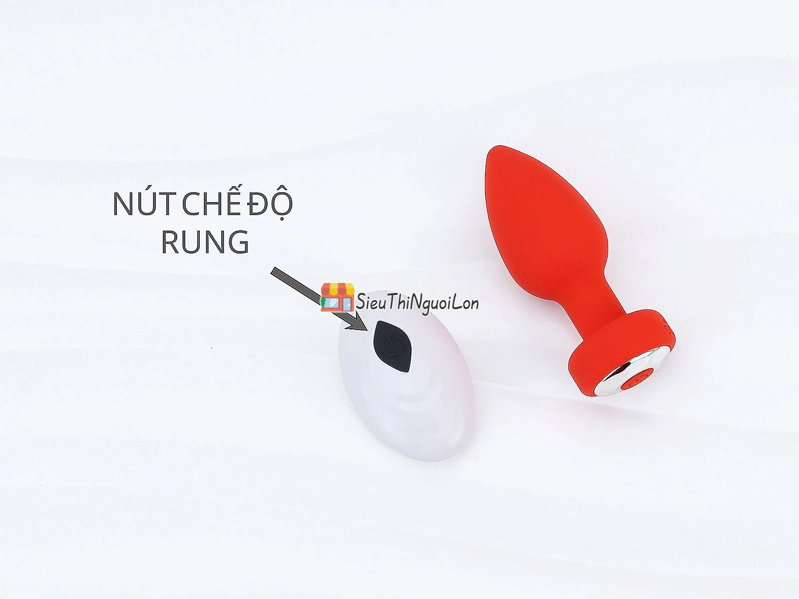 Kích hậu Plug rung kích thích kèm điều khiển từ xa
