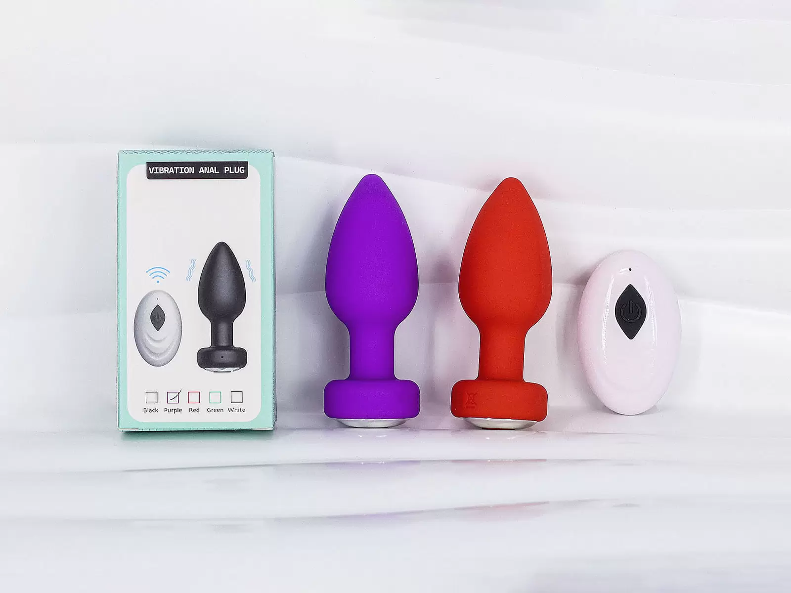 K&iacute;ch hậu Plug rung k&iacute;ch th&iacute;ch k&egrave;m điều khiển từ xa