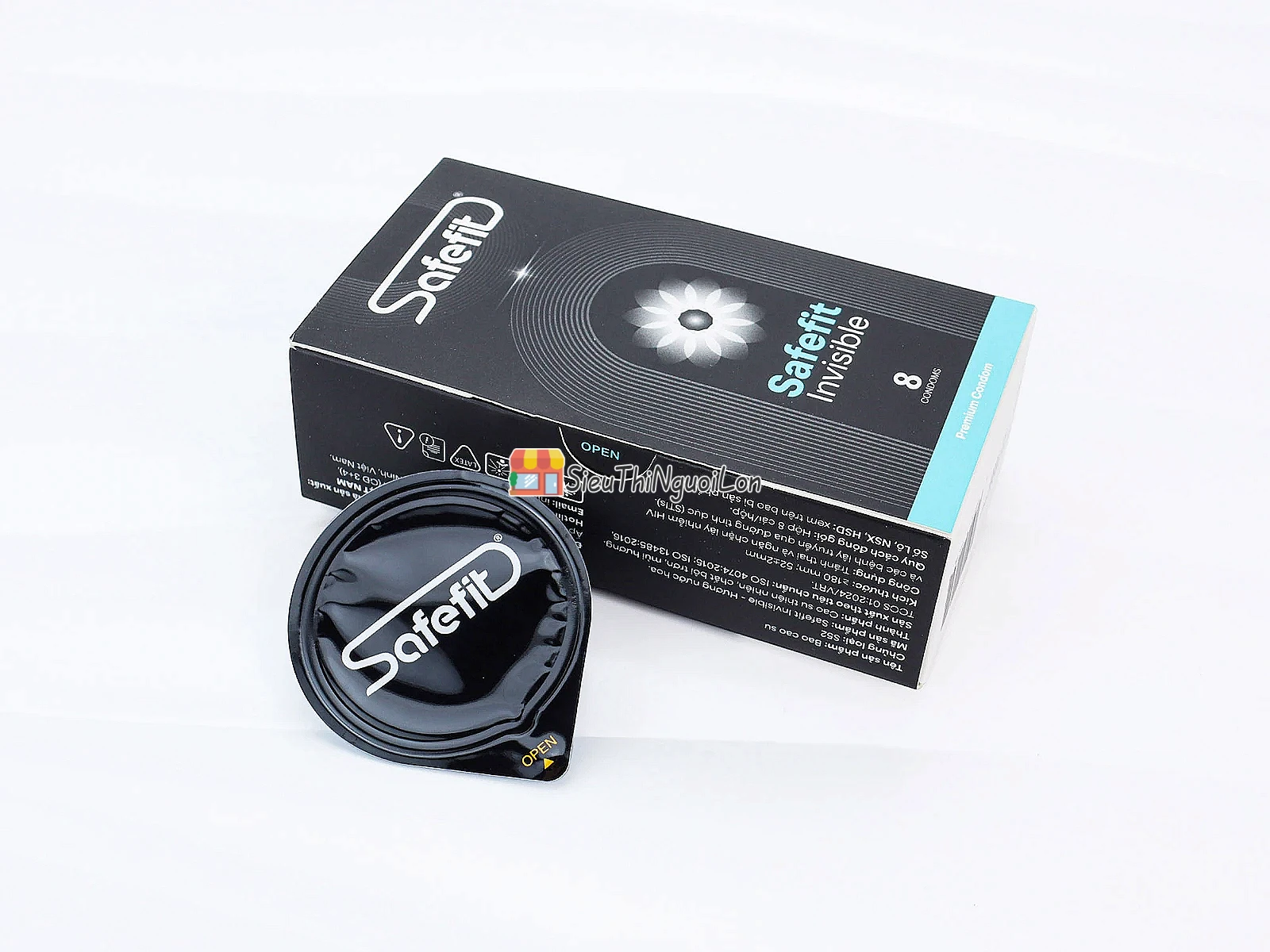Bao cao su Safefit Invisible siêu mỏng, cảm giác chân thật như không đeo