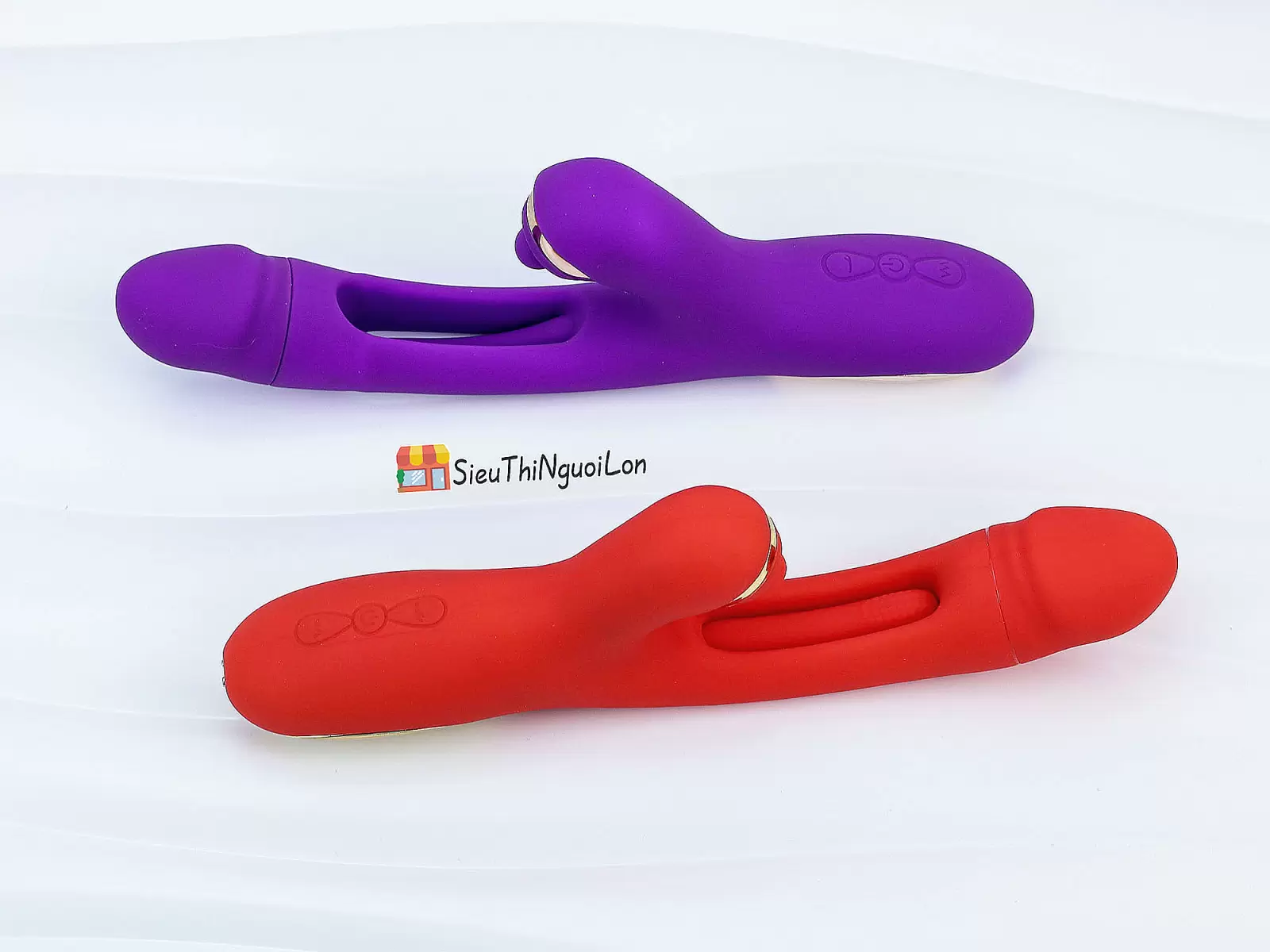Máy massage lưỡi liếm đa năng có nhánh pin sạc